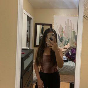 Brandy Melville Striped Tube Top